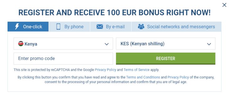 1xBet bonus